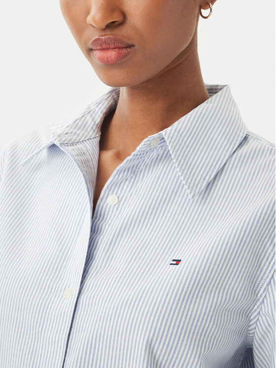 Tommy Hilfiger Tommy Hilfiger Koszula WW0WW46111 Niebieski jasny Regular Fit