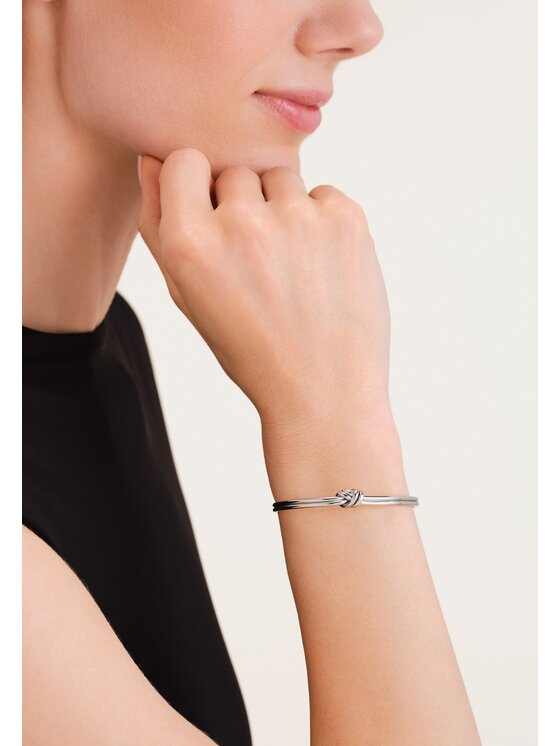 Rosefield Rosefield Bransoletka Knotted Collection Srebrny