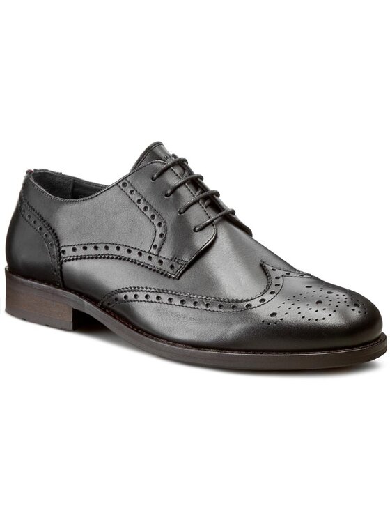 Tommy Hilfiger Tommy Hilfiger Półbuty Dominic 1A FM56821924 Czarny