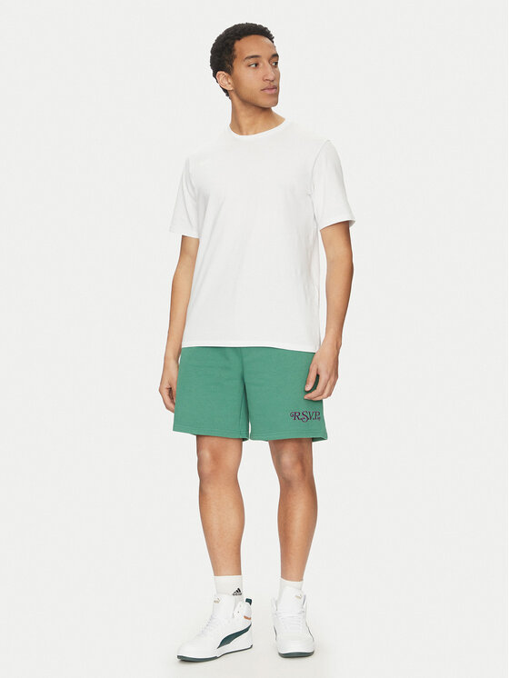 Fila Fila Pantaloni scurți sport Lamswaarde FAM0909 Verde Regular Fit