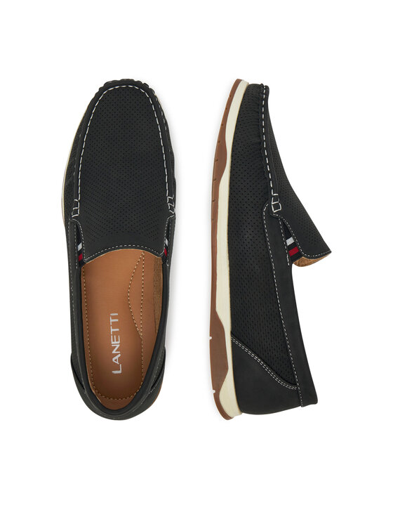 Lanetti Lanetti Mokassiinid MSS20515-02 Must