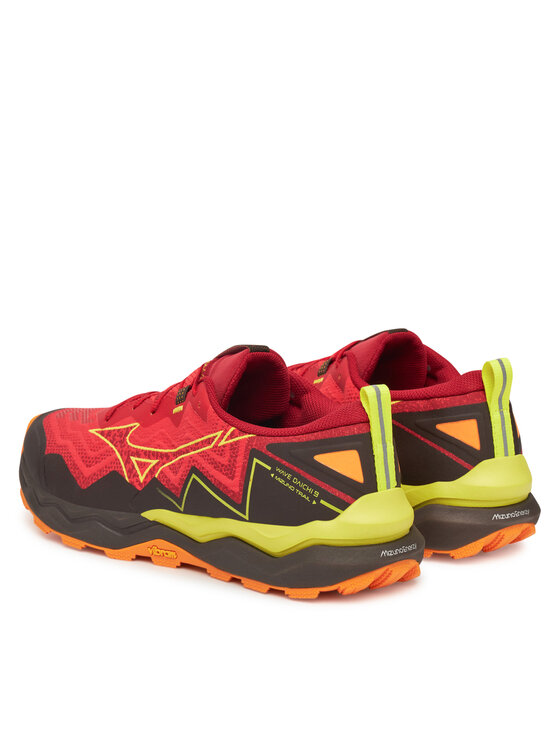 Mizuno Mizuno Tekaški čevlji Wave Daichi 9 J1GJ2571 Rdeča