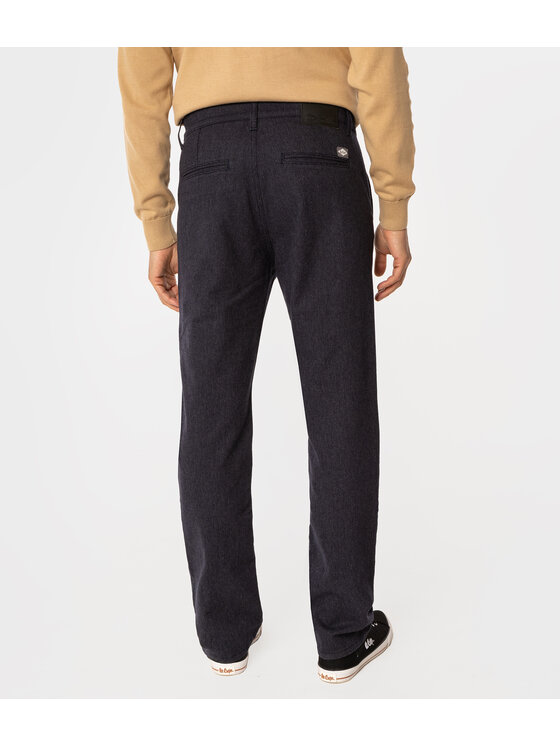 Lee Cooper Lee Cooper Spodnie materiałowe LUKAS Granatowy Straight Fit