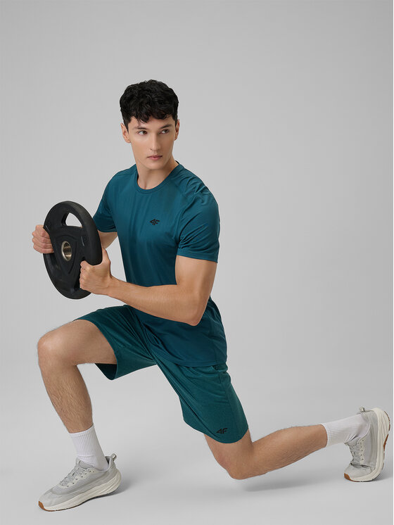 4F 4F Koszulka techniczna MULTI ACTIVE Zielony Regular Fit