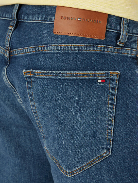 Tommy Hilfiger Tommy Hilfiger Džínsové šortky Denton MW0MW42558 Tmavomodrá Straight Leg