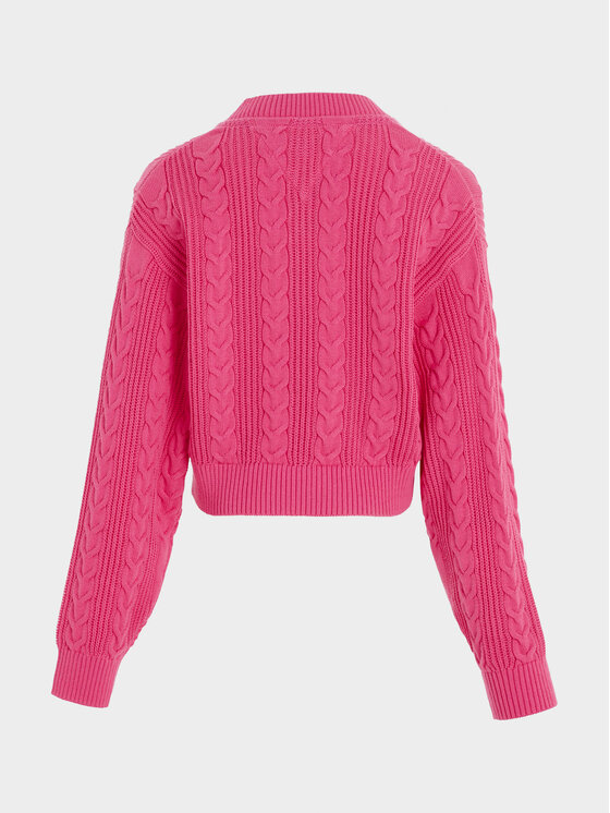 Tommy Hilfiger Tommy Hilfiger Sweter KG0KG07629 Różowy Regular Fit