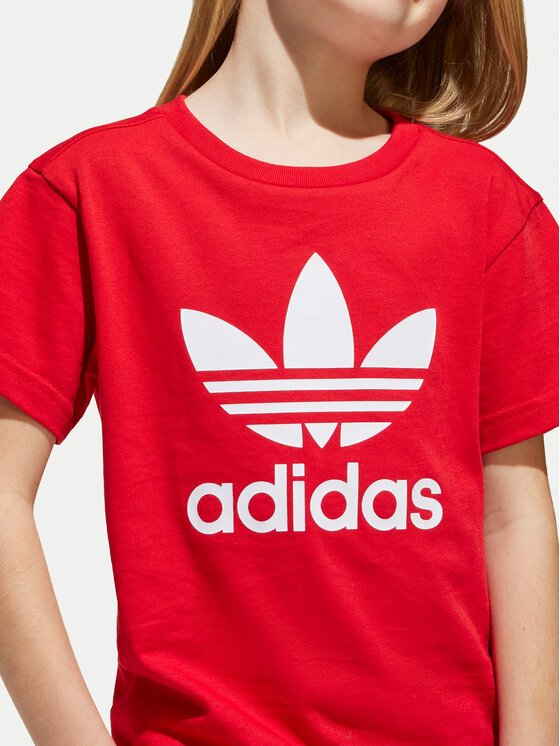 adidas adidas Sada T-shirt a šortky adicolor JC9156 Červená Regular Fit