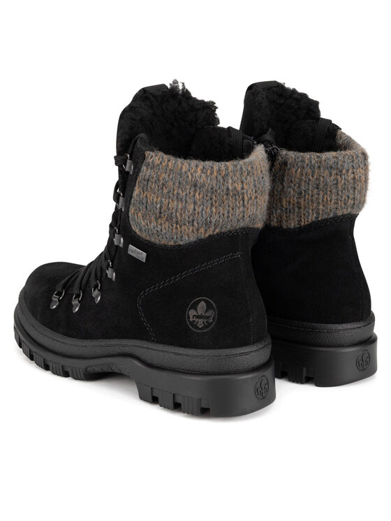 Rieker Rieker Botine X8200-00 Negru