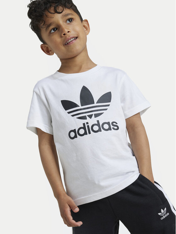 adidas Komplet t shirt i spodenki adicolor JE1613 Czarny Regular Fit