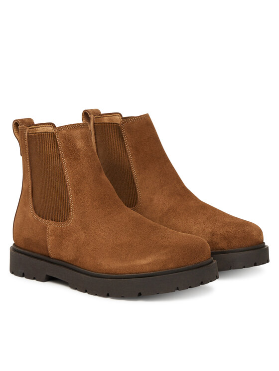 Birkenstock Birkenstock Kotníková obuv s elastickým prvkem Highwood Slip On Mid 1030632 Hnědá