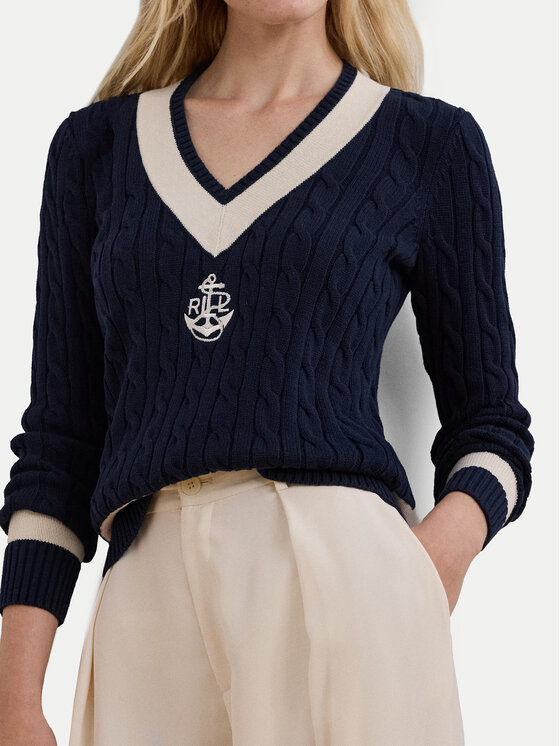 LAUREN RALPH LAUREN LAUREN RALPH LAUREN Džemperis 200957479002 Tumši zils Regular Fit