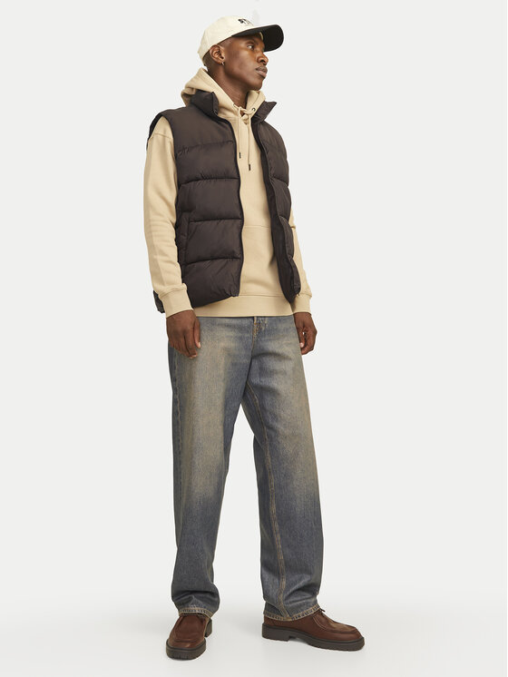 Jack&Jones Jack&Jones Αμάνικο Μπουφάν Moon 12256860 Μαύρο Regular Fit