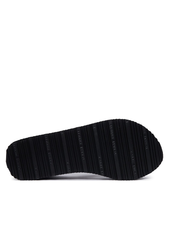 Tommy Hilfiger Tommy Hilfiger Σαγιονάρες Wedge Summer Sandal Mono FW0FW09698 Μαύρο