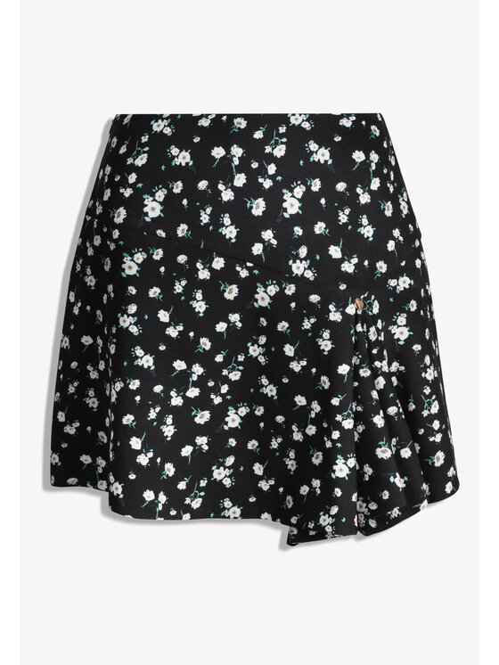BIZUU BIZUU Mini sukně LANNIL ASSYMETRICAL SKIRT Černá Standard Fit