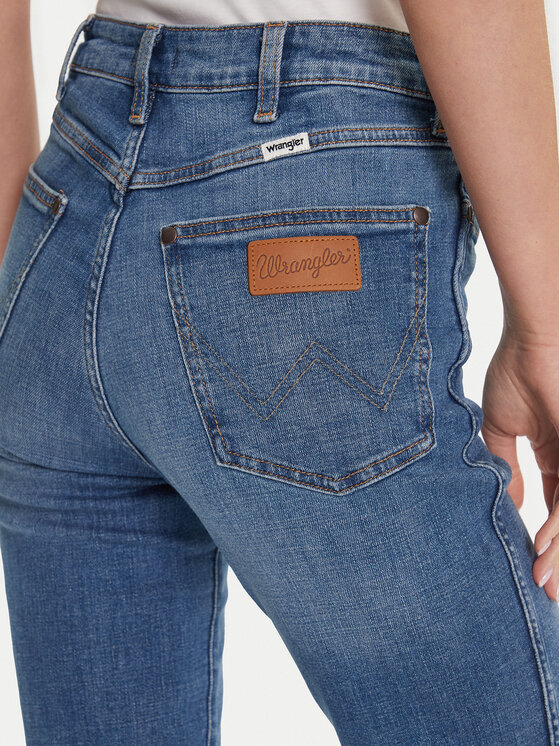 Wrangler Wrangler Blugi Cowboy 112371166 Albastru Straight Fit