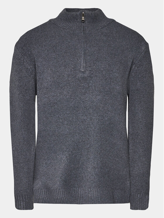 INDICODE INDICODE Pullover Lokant 35-722 Grau Regular Fit
