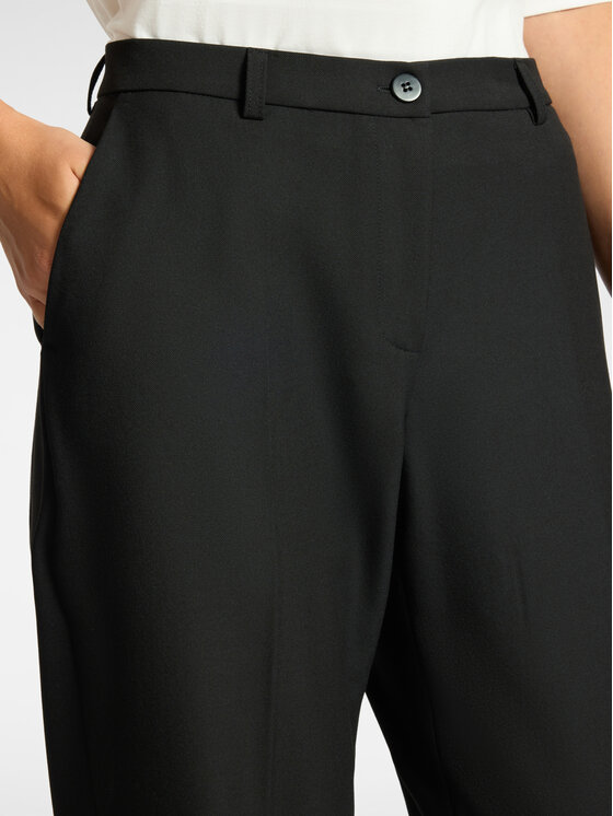 Elena Mirò Elena Mirò Pantaloni di tessuto P079P000625N033 Nero Regular Fit