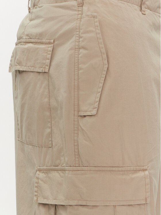 Champion Champion Pantaloni din material 220015 Bej Custom Fit