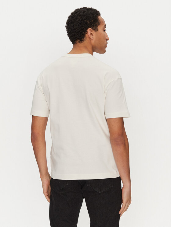 Calvin Klein Calvin Klein T-Shirt Nano Logo K10K112487 Biały Regular Fit