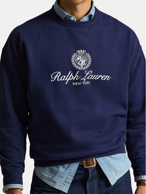 Polo Ralph Lauren Polo Ralph Lauren Mikina 710A13264002 Tmavomodrá Relaxed Fit