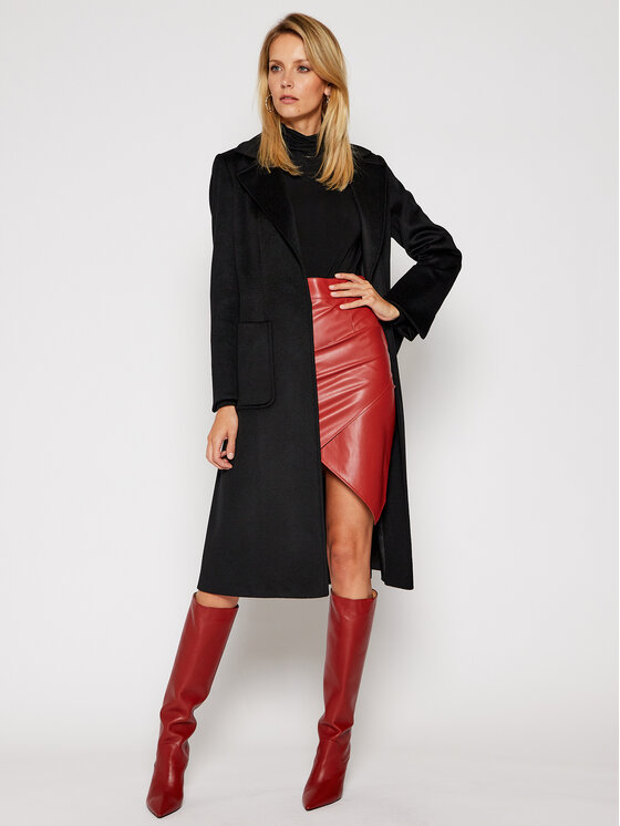 Patrizia Pepe Patrizia Pepe Пола от имитация на кожа 8L0371/A1DZ-R692 Червен Slim Fit