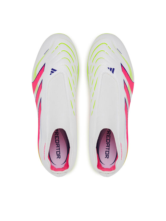 adidas adidas Ghete pentru fotbal Predator League Laceless Firm/Multi-Ground ID3861 Alb