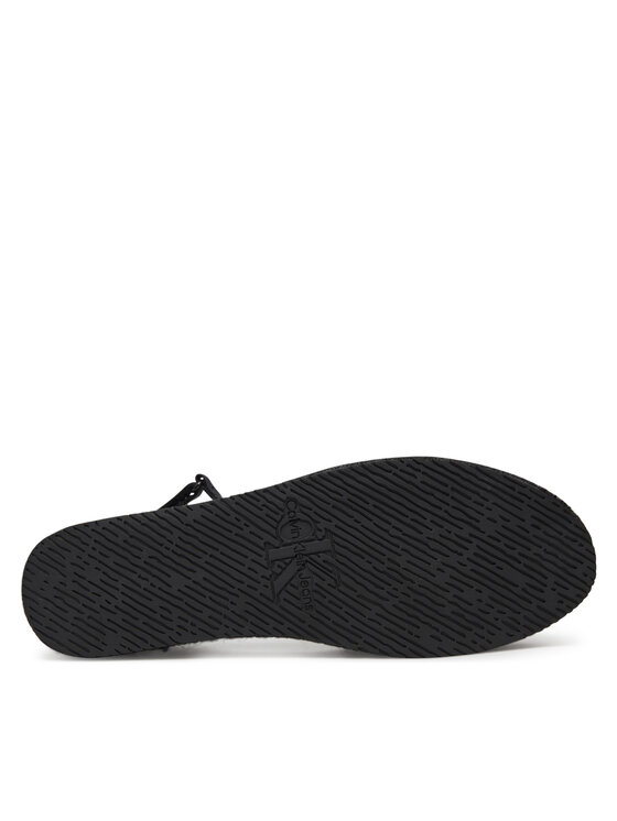 Calvin Klein Jeans Calvin Klein Jeans Espadrilky Flatform Espadrille Sling Mg YW0YW01735 Černá