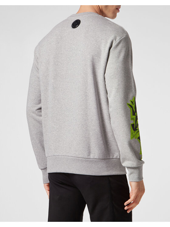Plein Sport Plein Sport Longsleeve 4379 Grigio Regular Fit