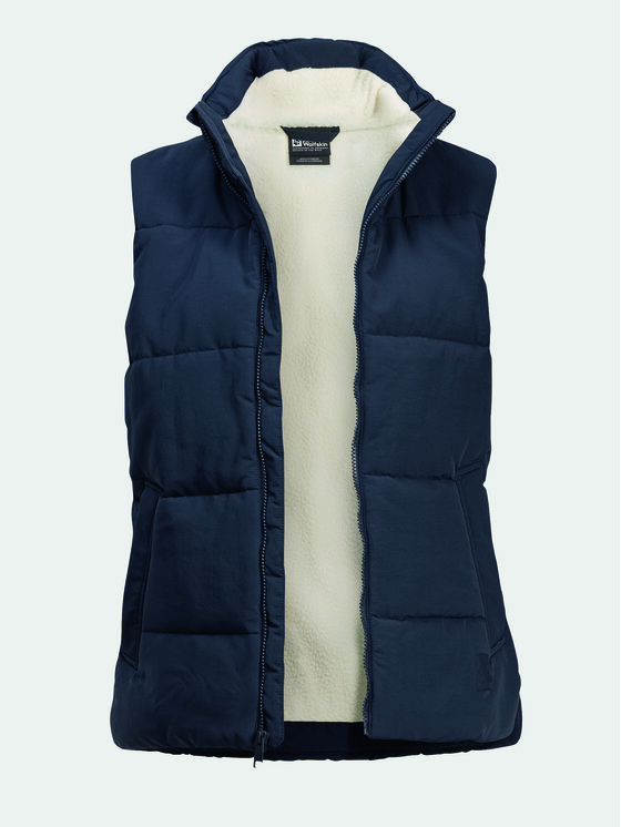 Jack Wolfskin Jack Wolfskin Bezrękawnik White Frost Vest 1207371 Granatowy Regular Fit
