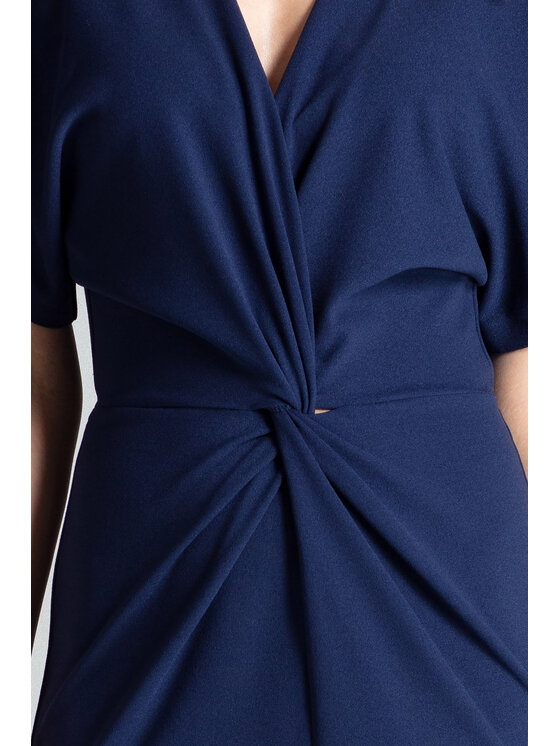 FIGL FIGL Sukienka M687 Granatowy Regular Fit