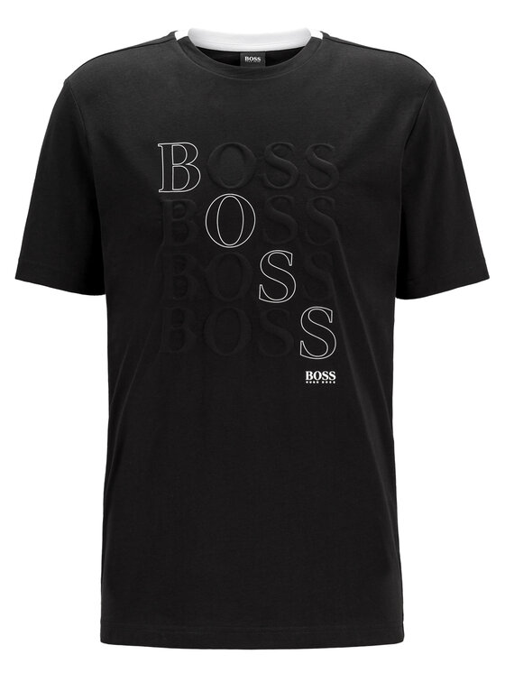 T-shirt Teeonic 50447948 Nero Regular Fit