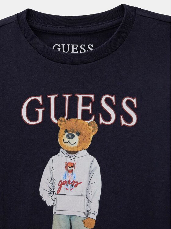 Guess Kids Guess Kids T-Shirt 183054 Modrá Classic Fit