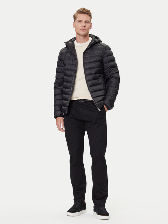 BOSS BOSS Vatovaná bunda H-Dimeo 50540450 Černá Regular Fit