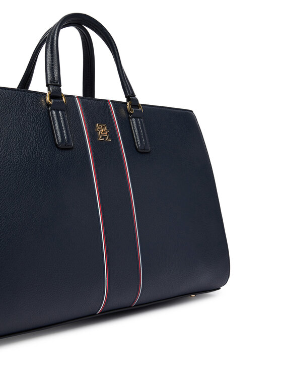 Tommy Hilfiger Tommy Hilfiger Geantă Th Daily Satchel Corp AW0AW18644 Bleumarin