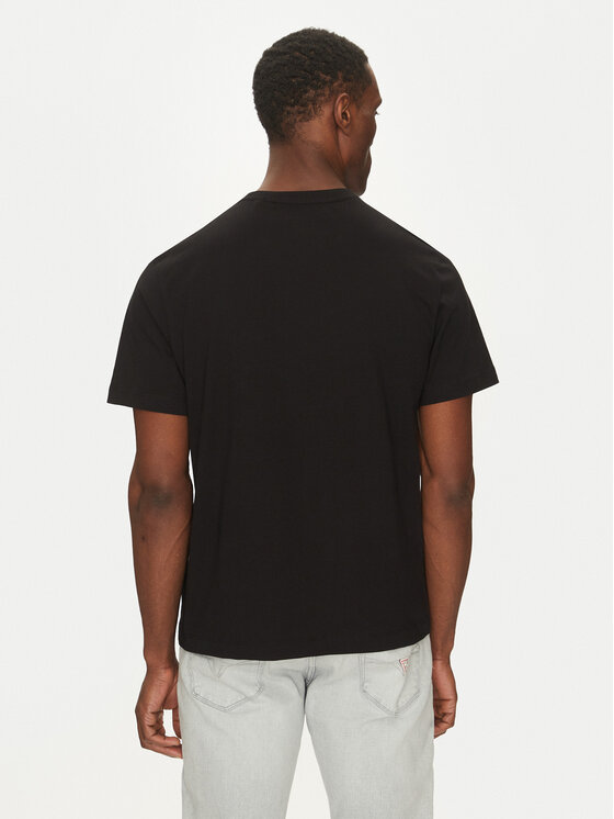 Guess Jeans Guess Jeans Tricou M5GI54 K8FQ4 Negru Regular Fit