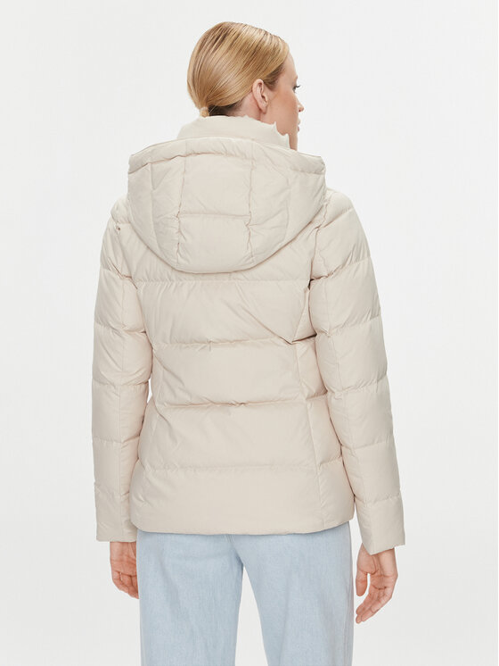 Tommy Hilfiger Tommy Hilfiger Пухено яке WW0WW38934 Бежов Regular Fit
