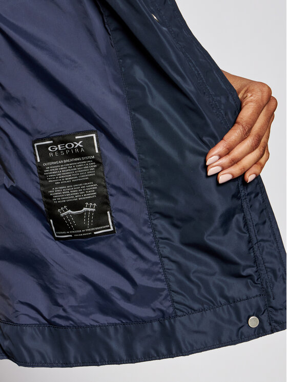 Geox Veste de mi saison Genziana W1220D T2506 F4491 Bleu marine Regular Fit Modivo