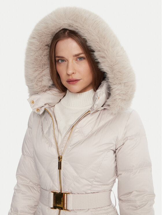Marciano Guess Marciano Guess Зимно палто 5BGL39 7374A Бежов Regular Fit