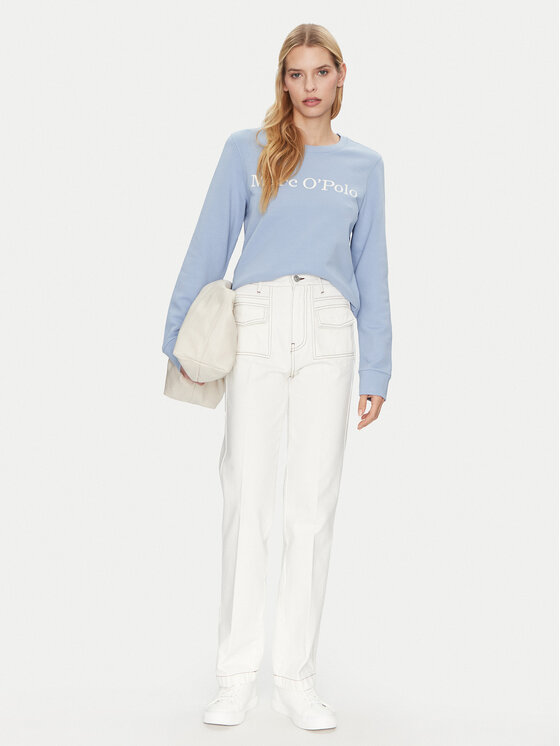 Marc O'Polo Marc O'Polo Bluza 500 4073 54055 Błękitny Regular Fit