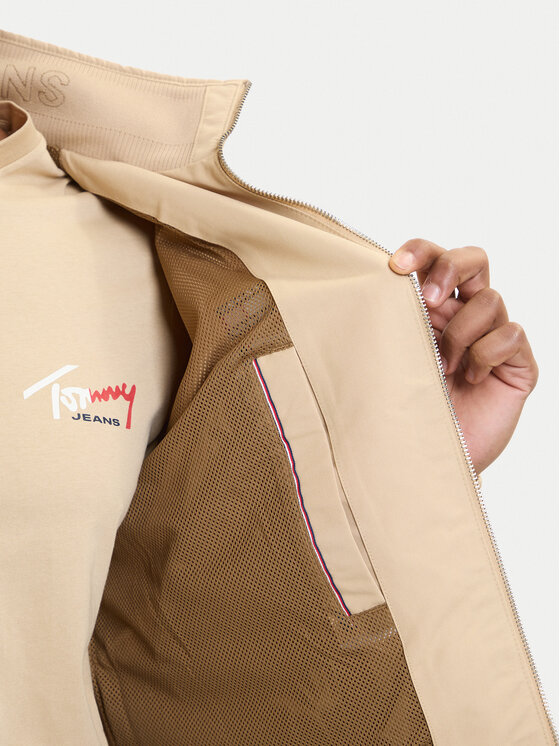 Tommy Jeans Tommy Jeans Geacă Essential DM0DM22720 Bej Regular Fit