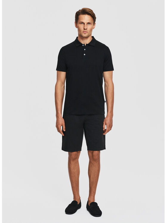 Pako Lorente Pako Lorente Szorty materiałowe P26SF-WS-002 Czarny Regular Fit