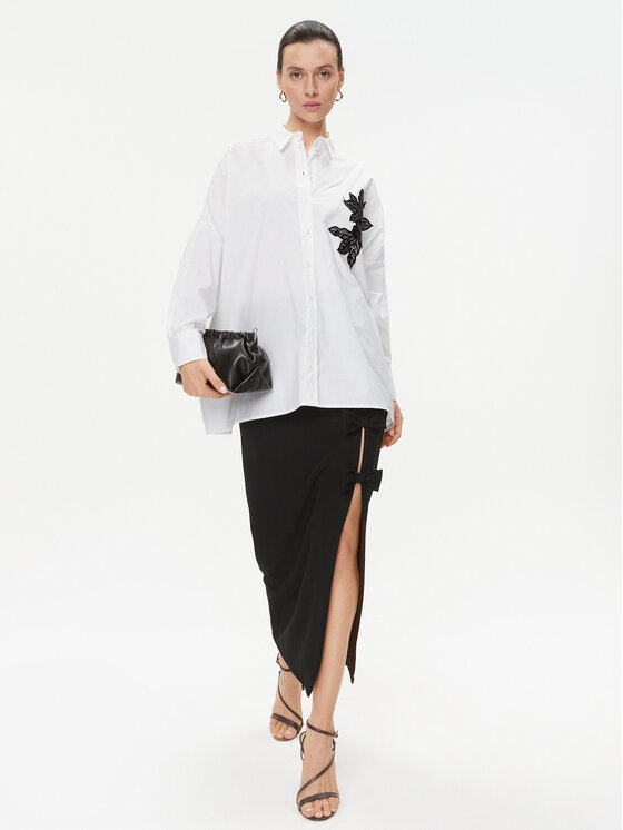 Dixie Dixie Spódnica midi G319Z041 Czarny Regular Fit