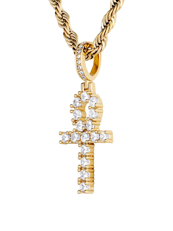 ICED STUFF ICED STUFF Підвіска Micro Ankh Золотий