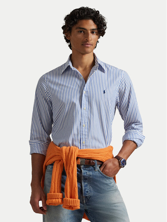 Polo Ralph Lauren Polo Ralph Lauren Särk 710B15595008 Sinine Custom Fit