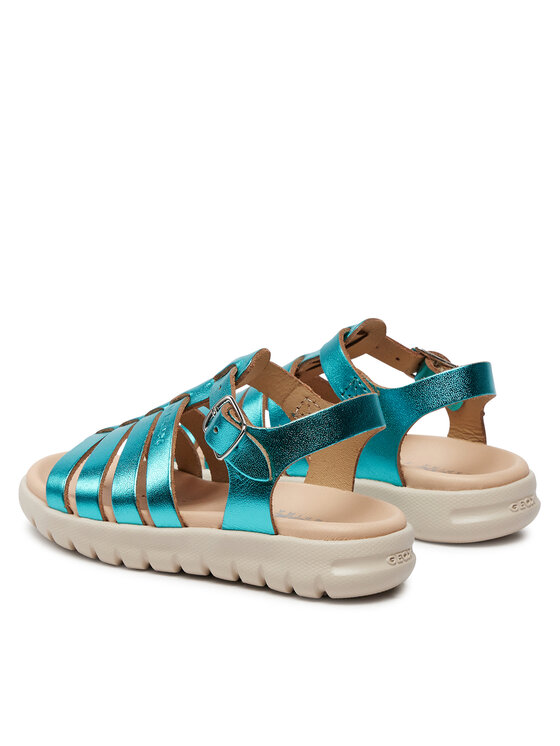 Geox Geox Sandály J Sandal Soleima Gir J35GSB 000CF C3035 M Zelená