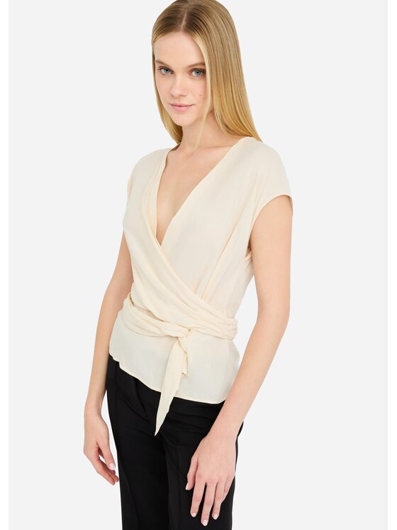 Liu Jo Liu Jo Top CF5199T2578X0726 Bianco Regular Fit