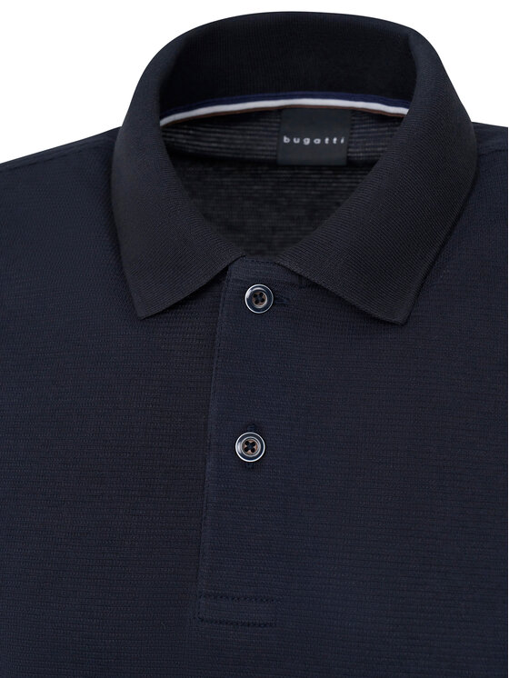 Bugatti Bugatti Polo särk 8150-75002C Tumesinine Regular Fit