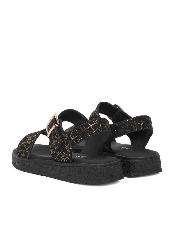 Guess Guess Sandały CEO-CS6703-03 Czarny