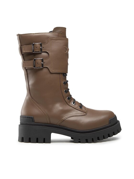 PINKO Pinko Pohodni čevlji Cumino Boot 1H2135 A072 Rjava