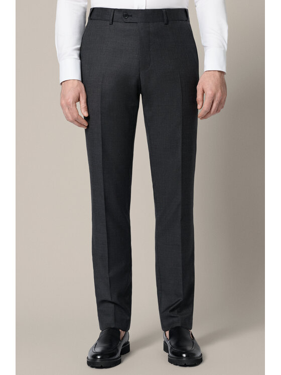 Lancerto Lancerto Garnitur Albox GA073126000019 Szary Slim Fit
